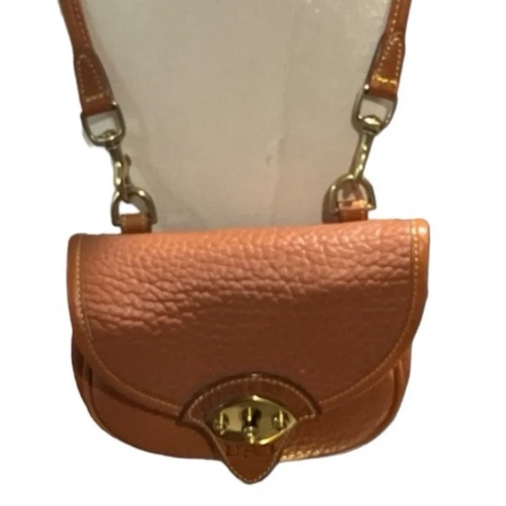 Dooney & Bourke Calvary Crossbody Tan Mini Bag. - Picture 7 of 7